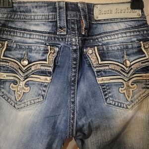 Women's Rock Revival Posey Easy Boot Jeans, Size 26